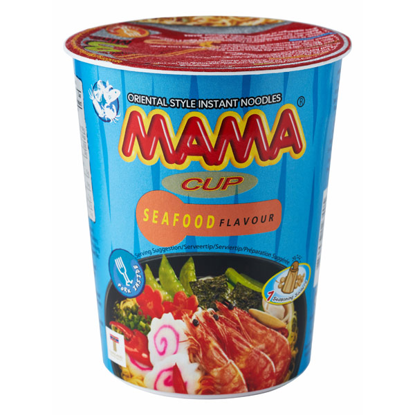 

Лапша тайская Мама морепродукты 70 гр