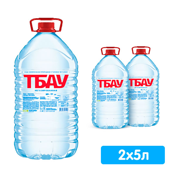 Вода Тбау 5 литров, 2 шт. в уп Вода Тбау 5 литров, 2 шт. в уп. - фото 1