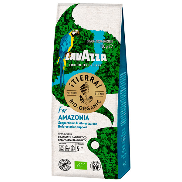LavAzza / Лавацца Tierra Bio Amazonia молотый в/у 180 гр LavAzza / Лавацца Tierra Bio Amazonia молотый в/у 180 гр - фото 1