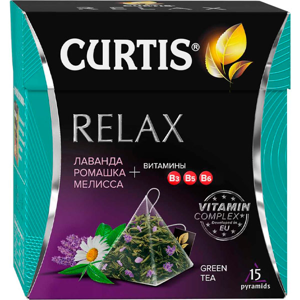 Чай зеленый Curtis Relax 15 пир