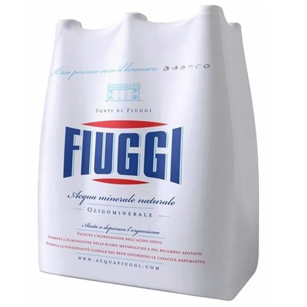 Вода Fiuggi Naturale 1 литр, без газа, стекло, 6 шт. в уп.