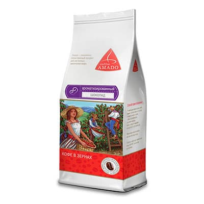 Кофе Amado Шоколад зерно в/у 200 гр