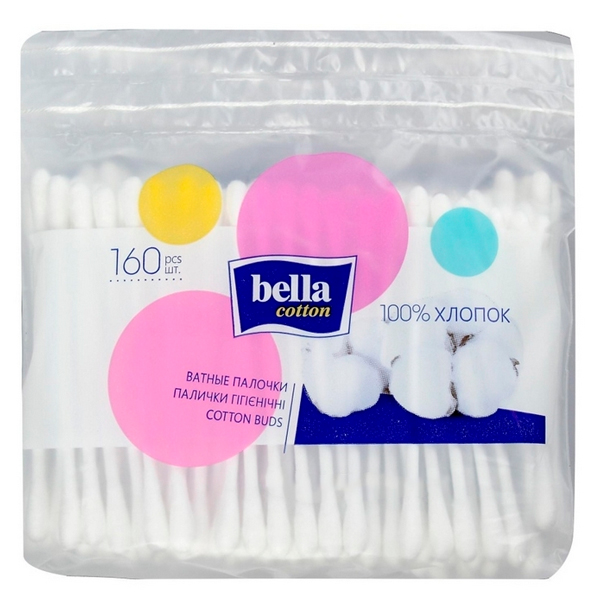 Ватные палочки Bella Cotton 160 шт