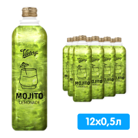 Напиток Victory / Виктори Mojito со вкусом Мохито 0.5 литра, газ, стекло, 12 шт. в уп.