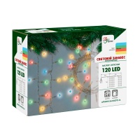 Электрогирлянда B&H занавес разноцветная 120 Led 2 м.