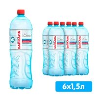 Вода Волна Байкала 1.5 литра, без газа, пэт, 6 шт. в уп.