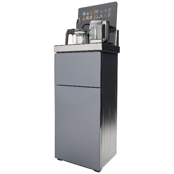 Кулер с чайным столиком Тиабар Aqvido BQ-20 серый