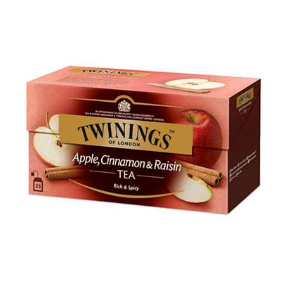 Чай Twinings черный с кусочками яблока, корицы, изюма 25 пак