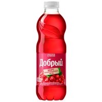 Морс Добрый виноград, клюква 0.97 литра, пэт