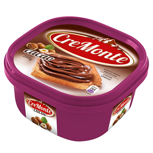Паста ореховая с добавлением какао CreMonte 250 гр