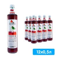 Аскания Вишня 0.5 литра, газ, стекло, 12 шт. в уп.