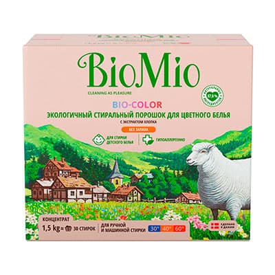 Стиральный порошок Bio Mio для цветного белья 1,5 кг