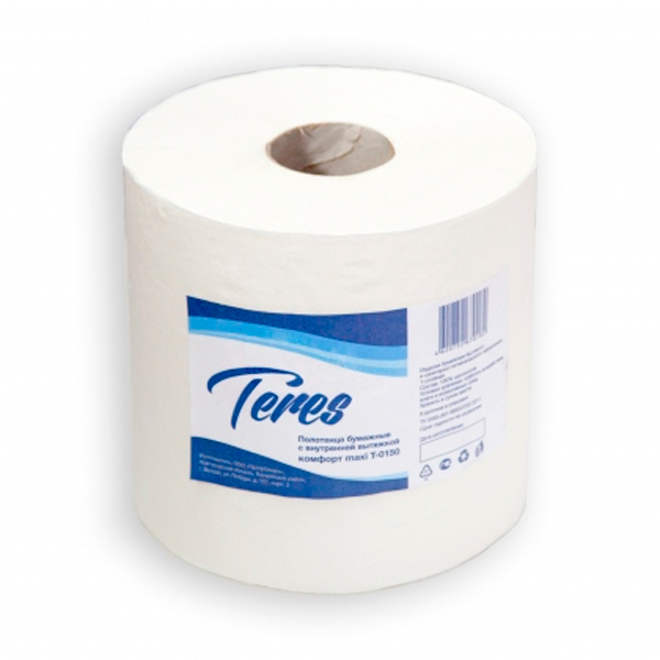 Бумажные полотенца Терес Комфорт maxi 2-слойные 150 м., 6 шт. в уп