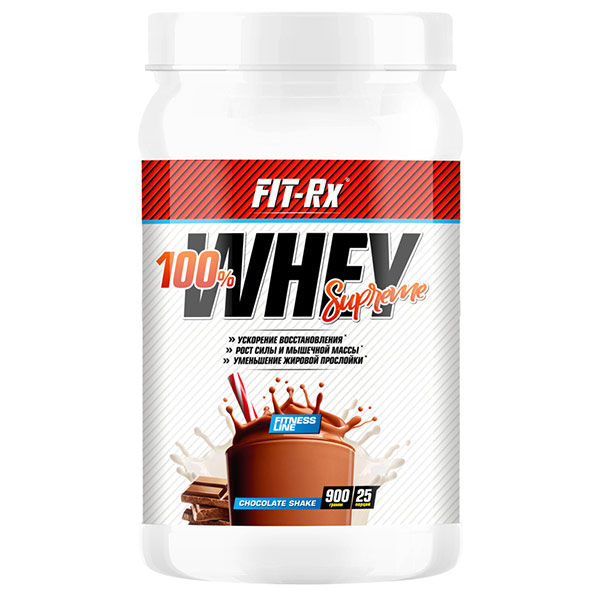 Протеин FIT-Rx 100% Whey Supreme шоколадный шейк 900 гр