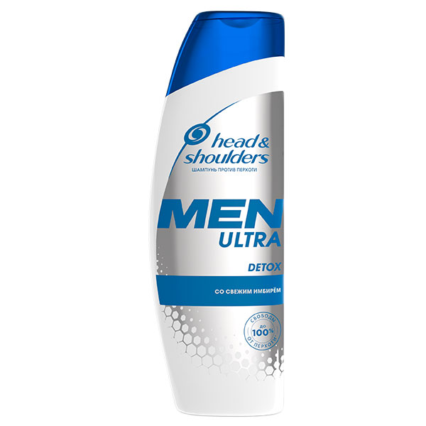 

Шампунь Head & Shoulders Men Ultra DETOX имбирная свежесть 360 мл.