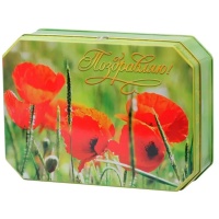 Чай Черный дракон Цветочная серия "Поздравляю!" Маки 80 гр