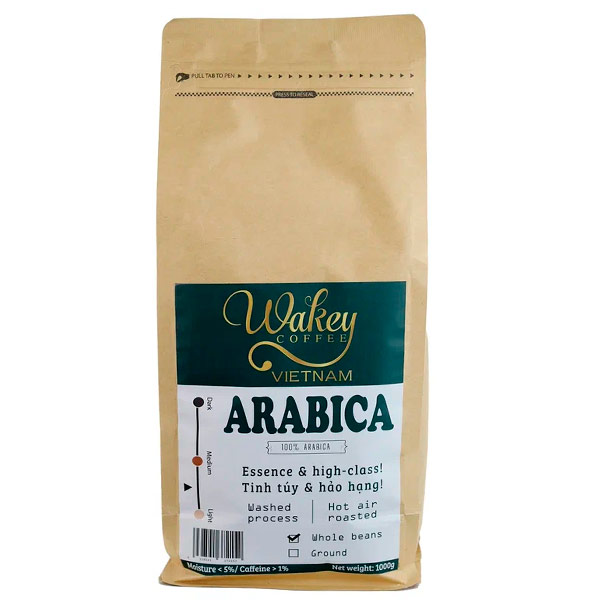 Кофе Wakey coffee 100% арабика, зерно, в/у 250 гр