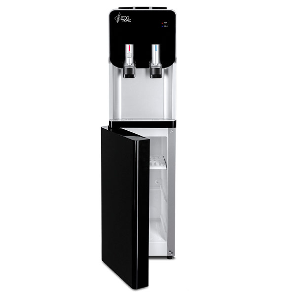 Кулер Ecotronic M40-LCE Black+Silver (шкафчик 16 литров)