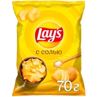 Чипсы Lays с солью 70 гр