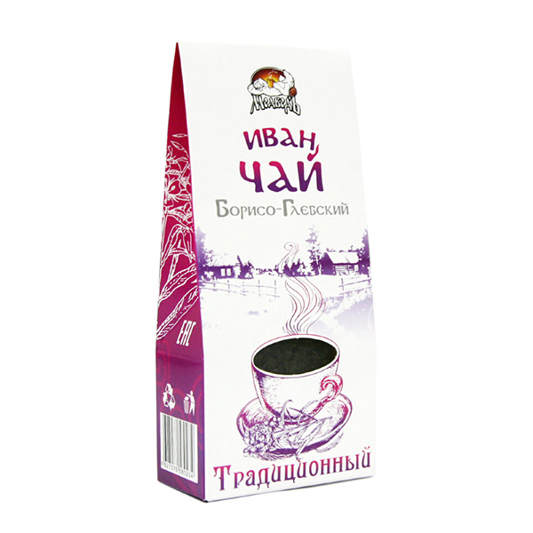 Напиток чайный Медведъ иван-чай Борисоглебский традиционный 50 гр
