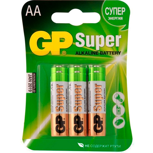 Батарейки GP Super AA 6 шт