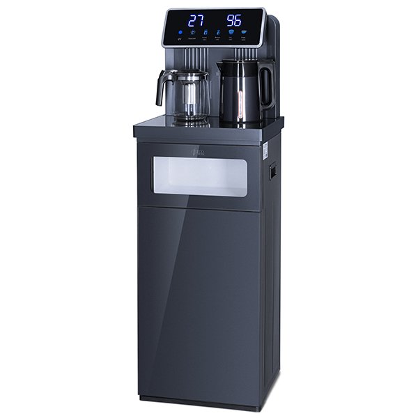 Кулер с чайным столиком Тиабар Ecotronic TB30-LNR UV темно-серый (шкафчик 7 литров)