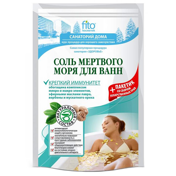 

Соль Fito косметик мёртвого моря для ванн 530 гр