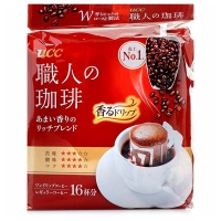 Кофе UCC The Blend Rich молотый жареный классический в дрип-пакете 16 шт, 7 гр