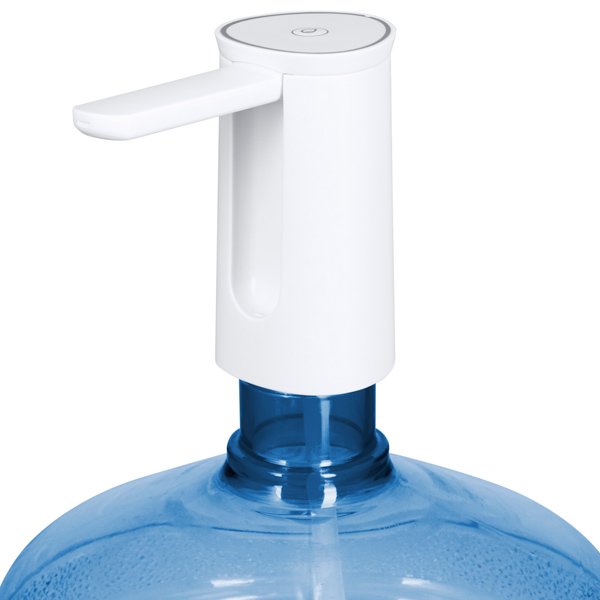 Помпа Ecotronic PLR-610 white электрическая на аккумуляторе с USB-адаптером для 19л бутылей (в коробке)