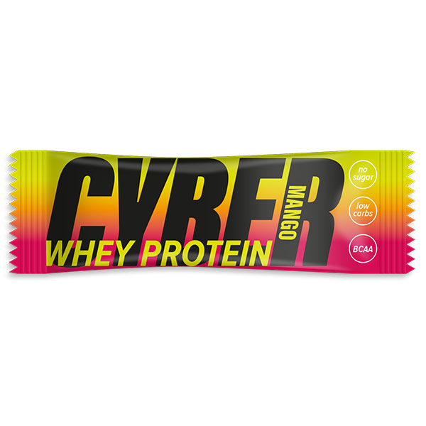 Батончик протеиновый Cyber Whey Protein Манго 30 гр