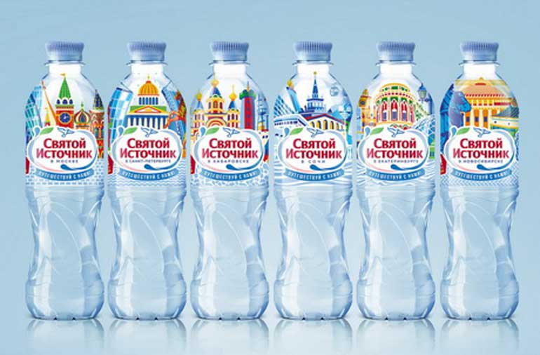 IDS Borjomi Russia выпустил лимитированную серию бутылок с изображением городов России