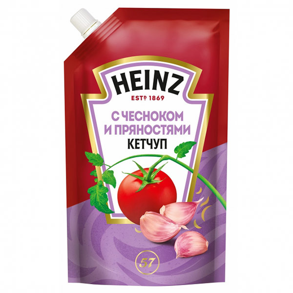 Кетчуп Heinz с чесноком и пряностями 320 гр