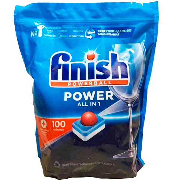 Средство для посудомоечных машин Finish Powerball 100 таблеток - фото 1
