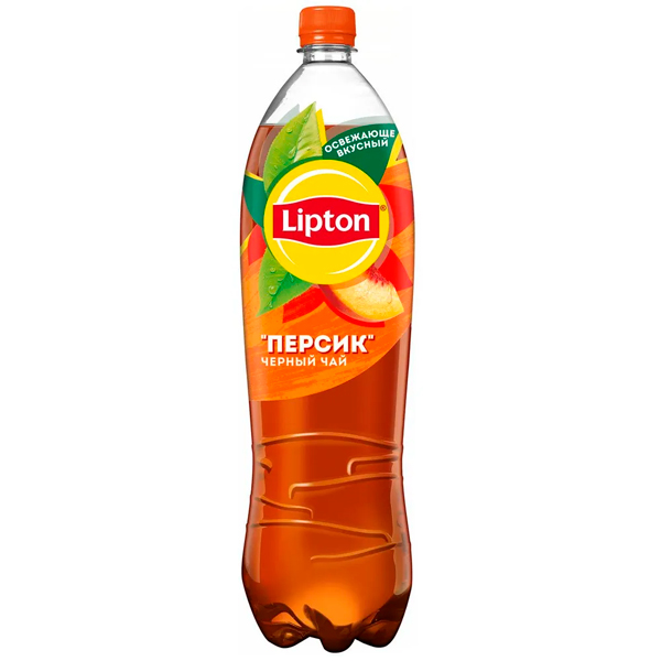 Холодный Чай Lipton / Липтон Персик 1.5 литра, пэт, 6 шт. в уп.
