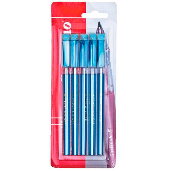 Ручки шариковые Stabilo Excel синие 5 шт