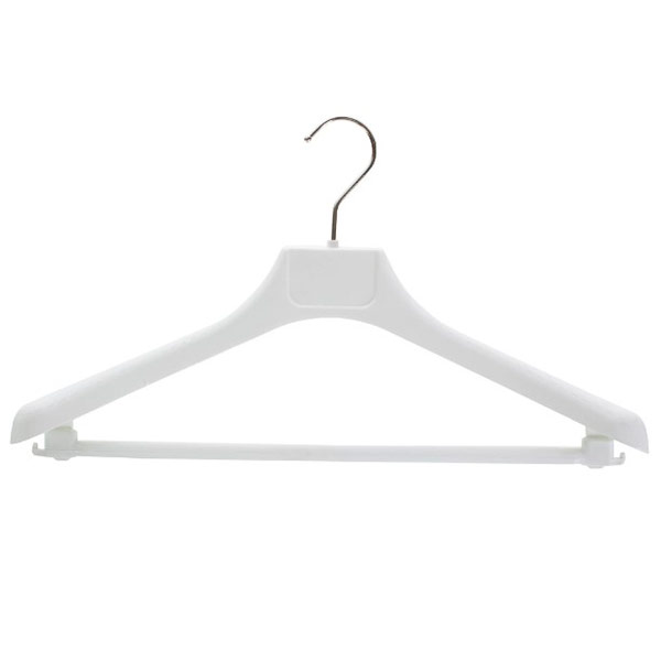 Плечики-вешалка для одежды универсальные белые 42 см 3 шт