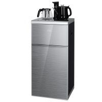 Кулер с чайным столиком Тиабар Ecotronic TB60-LNA серебристый/черный (шкафчик 8 литров)