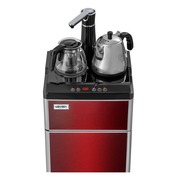 Кулер с чайным столиком Тиабар Vatten L50REAT красный (шкафчик 5 литров)