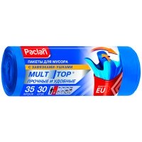 Мешки для мусора Paclan Multi-Top с ушками 35 литров, 30 шт