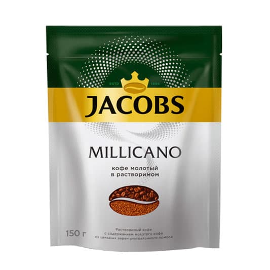 Кофе Jacobs Monarch / Якобс Монарх Millicano  растворимый м/у 150 гр.