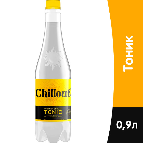

Chillout English Tonic 0.9 литра, сильногазированный, пэт, 12 шт. в уп.