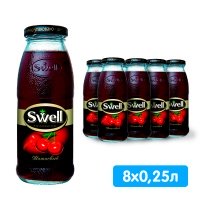 Нектар Swell / Свелл Вишня 0.25 литра, 8 шт. в уп.