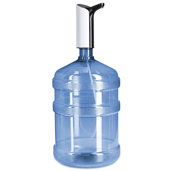 Помпа Ecotronic PLR-220 white электрическая на аккумуляторе с USB-адаптером для 19л бутылей