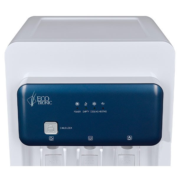 Кулер Ecotronic K43-LXE белый с синим