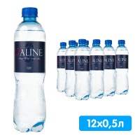 Вода Jaline 0.5 литра, газ, пэт, 12 шт. в уп.