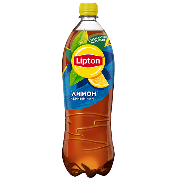 Холодный Чай Lipton / Липтон Лимон 1 литр, пэт, 12 шт. в уп.