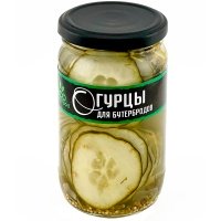 Огурцы EcoFood для бутербродов 350 гр