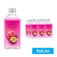 Oxy Balance гранат, слива 0.4 литра, пэт, 9 шт. в уп.