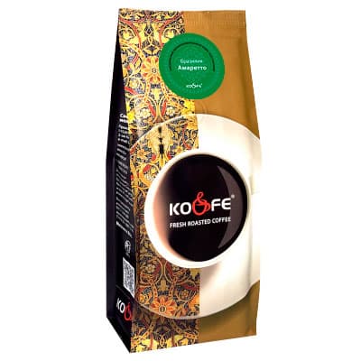 Кофе Ko&Fe Бразилия Амаретто зерно 200 гр