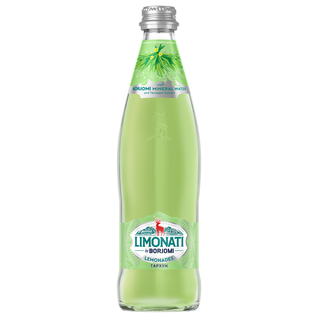 Напиток Limonati by Borjomi Тархун 0.5 литра, газ, стекло, 12 шт. в уп. Напиток Limonati by Borjomi Тархун 0.5 литра, газ, стекло, 12 шт. в уп.